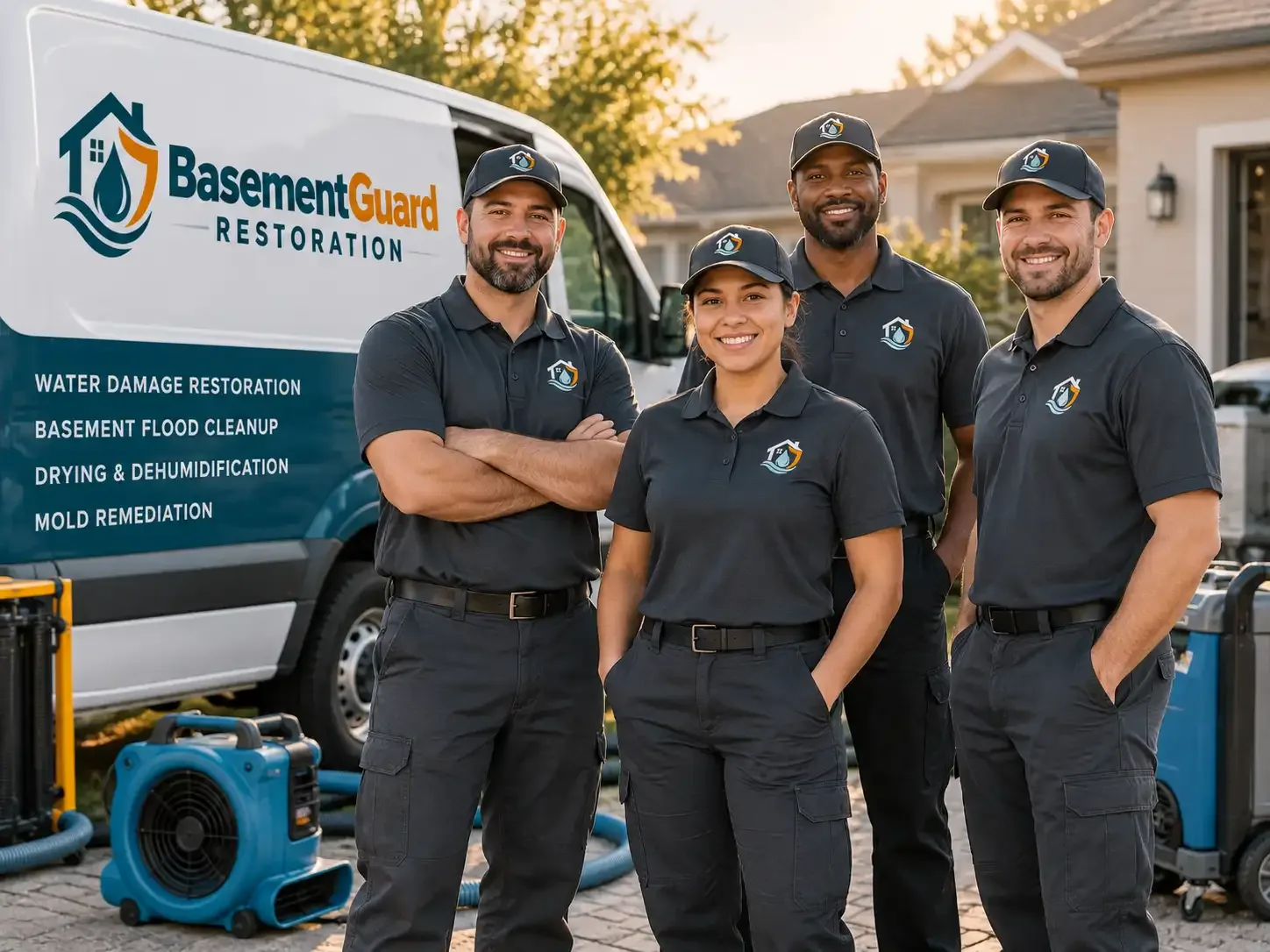 Basement Water Damage Restoration company in Cable, OH